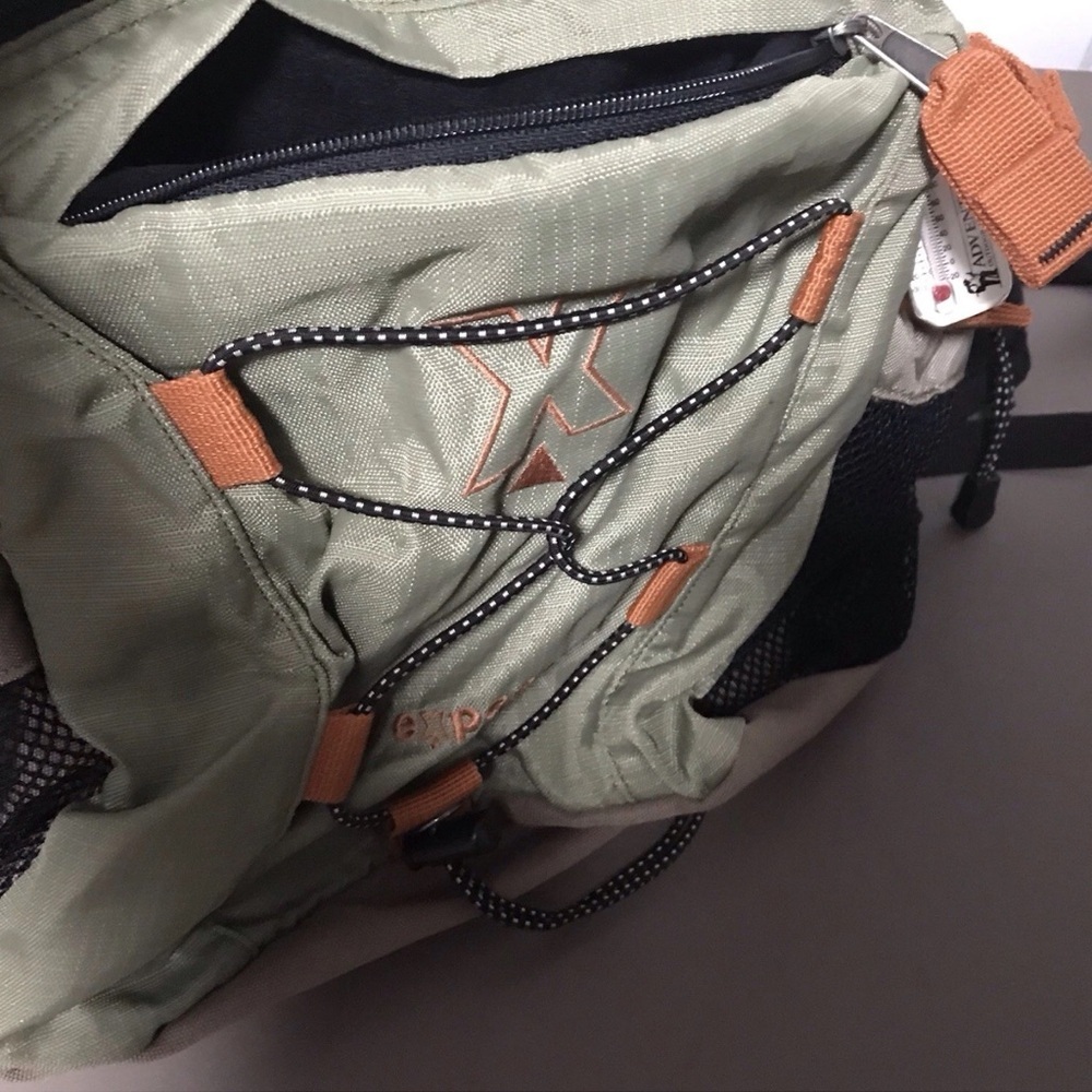 Coleman Exponent Hiking Waist Pack Bag 2 Bottles Adjustable Padded Green - Picture 10 of 16